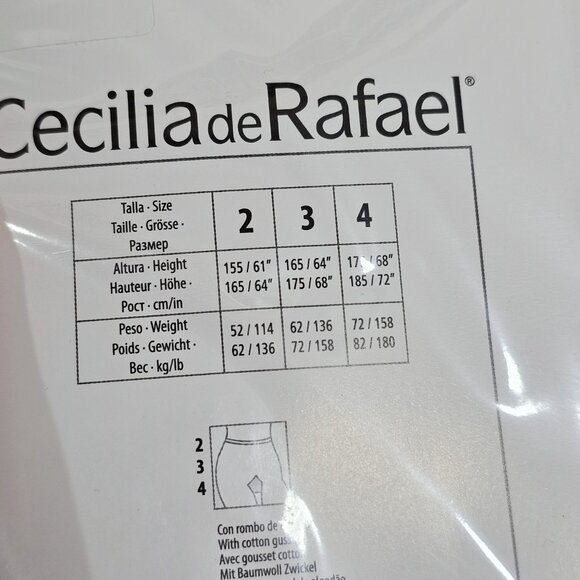 Cecilia de Rafael Arlekin Chess Pattern Tights Pantyhose Size L - Picture 3 of 3